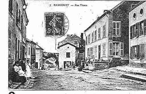 Ville de RAUCOURTETFLABA Carte postale ancienne