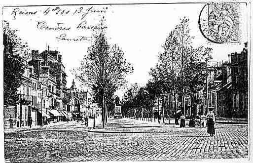 Ville de REIMS Carte postale ancienne