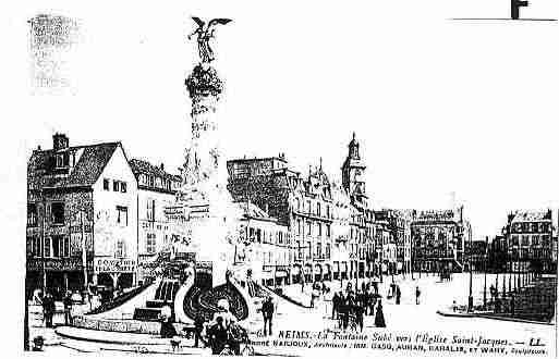 Ville de REIMS Carte postale ancienne