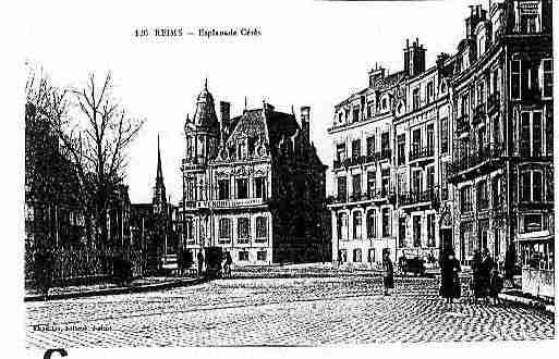 Ville de REIMS Carte postale ancienne