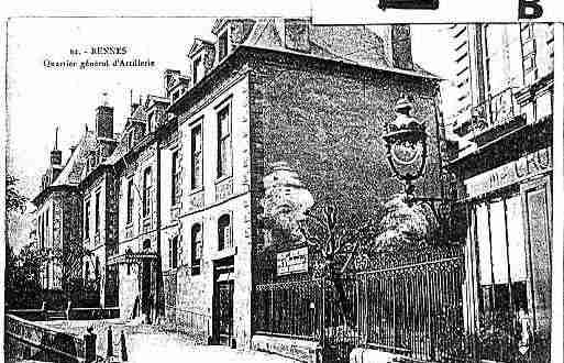 Ville de RENNES Carte postale ancienne