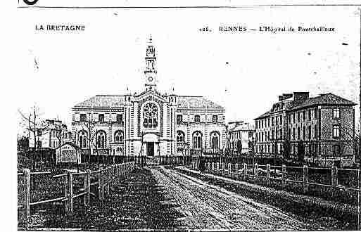 Ville de RENNES Carte postale ancienne