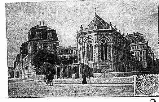 Ville de RENNES Carte postale ancienne