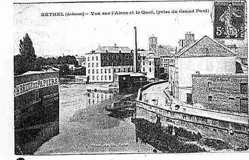 Ville de RETHEL Carte postale ancienne