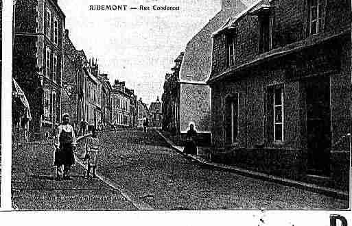 Ville de RIBEMONT Carte postale ancienne