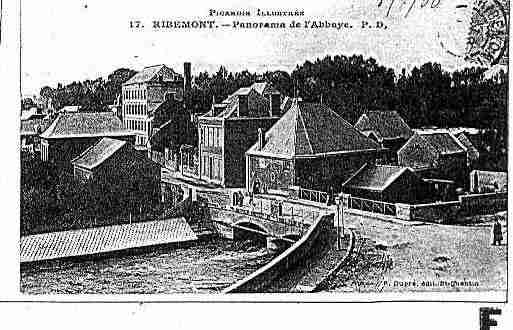 Ville de RIBEMONT Carte postale ancienne