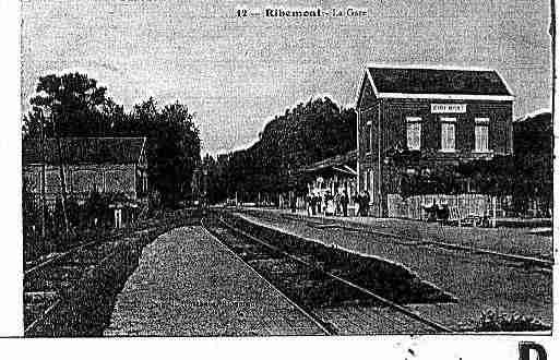 Ville de RIBEMONT Carte postale ancienne