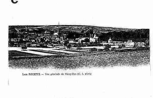 Ville de RICEYS(LES) Carte postale ancienne