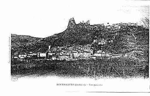 Ville de ROCHEMAURE Carte postale ancienne