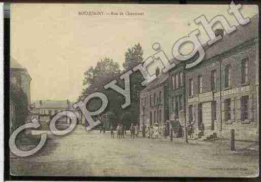 Ville de ROCQUIGNY Carte postale ancienne