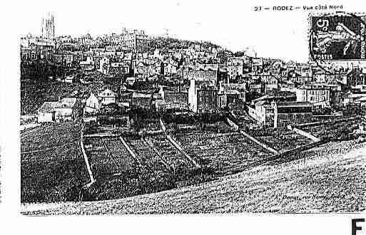 Ville de RODEZ Carte postale ancienne