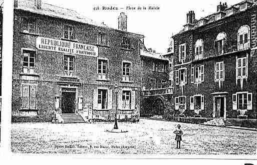 Ville de RODEZ Carte postale ancienne