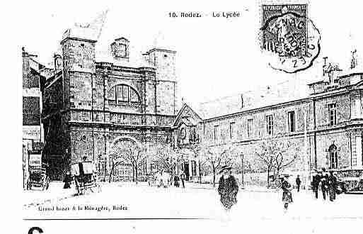 Ville de RODEZ Carte postale ancienne