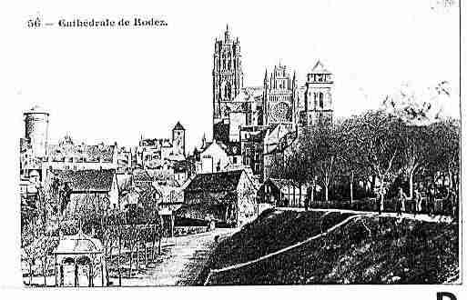 Ville de RODEZ Carte postale ancienne