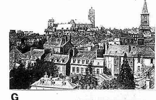 Ville de RODEZ Carte postale ancienne