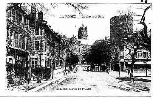 Ville de RODEZ Carte postale ancienne