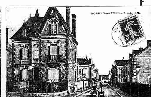 Ville de ROMILLYSURSEINE Carte postale ancienne