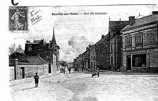 Ville de ROMILLYSURSEINE Carte postale ancienne