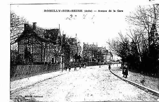 Ville de ROMILLYSURSEINE Carte postale ancienne