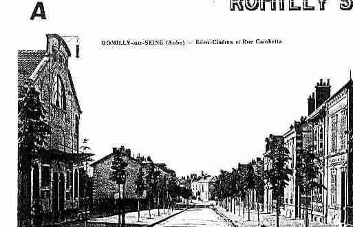 Ville de ROMILLYSURSEINE Carte postale ancienne