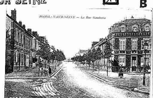 Ville de ROMILLYSURSEINE Carte postale ancienne