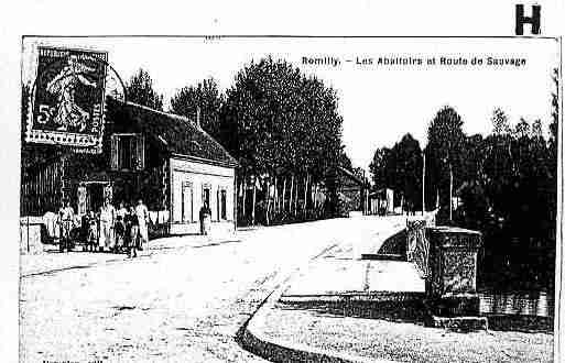 Ville de ROMILLYSURSEINE Carte postale ancienne