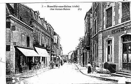 Ville de ROMILLYSURSEINE Carte postale ancienne