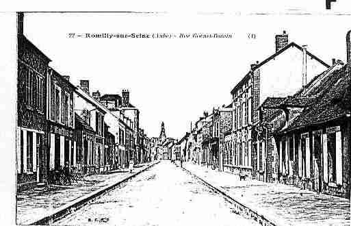 Ville de ROMILLYSURSEINE Carte postale ancienne