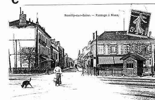 Ville de ROMILLYSURSEINE Carte postale ancienne