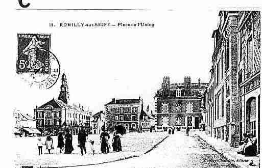 Ville de ROMILLYSURSEINE Carte postale ancienne