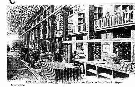 Ville de ROMILLYSURSEINE Carte postale ancienne