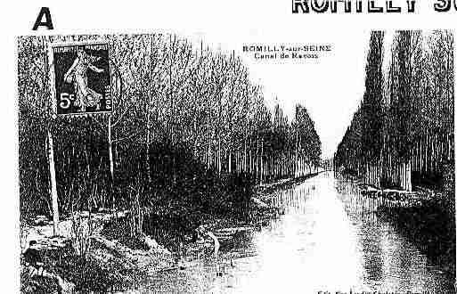 Ville de ROMILLYSURSEINE Carte postale ancienne