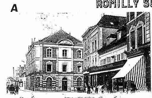 Ville de ROMILLYSURSEINE Carte postale ancienne