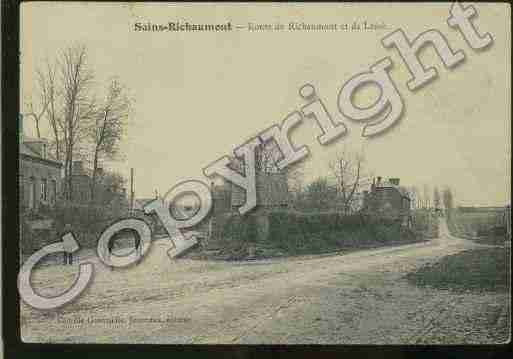 Ville de SAINSRICHAUMONT Carte postale ancienne