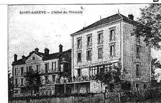 Ville de SAINTAGREVE Carte postale ancienne