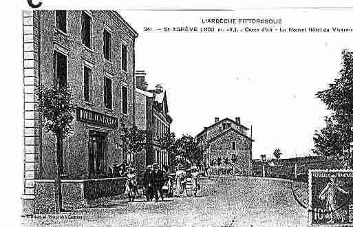 Ville de SAINTAGREVE Carte postale ancienne