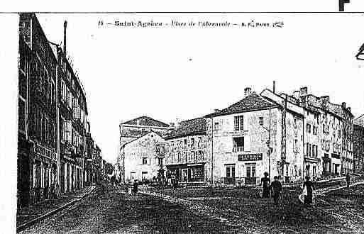 Ville de SAINTAGREVE Carte postale ancienne