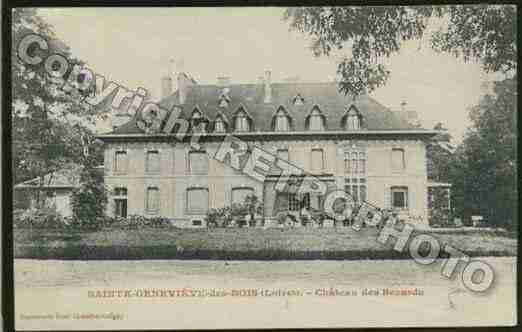 Ville de SAINTEGENEVIEVEDESBOIS Carte postale ancienne