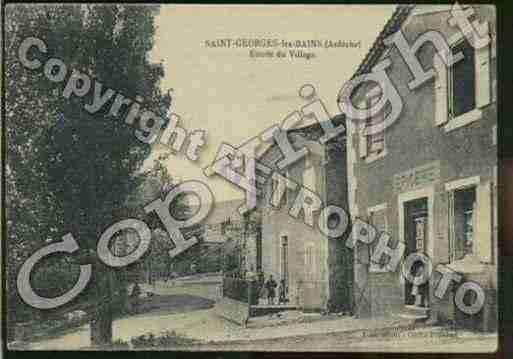 Ville de SAINTGEORGESLESBAINS Carte postale ancienne