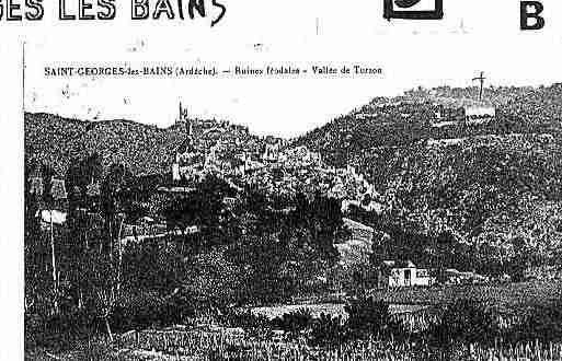 Ville de SAINTGEORGESLESBAINS Carte postale ancienne