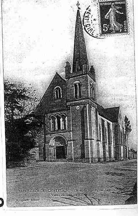 Ville de SAINTGEORGESSURLAYON Carte postale ancienne