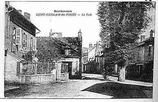 Ville de SAINTGERMAINDESFOSSES Carte postale ancienne