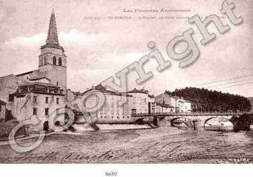 Ville de SAINTGIRONS Carte postale ancienne