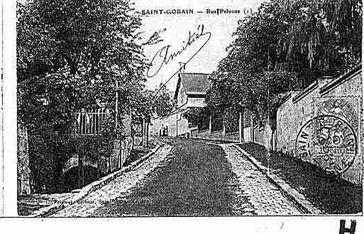 Ville de SAINTGOBAIN Carte postale ancienne