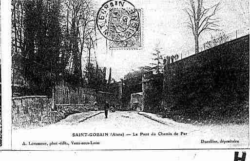 Ville de SAINTGOBAIN Carte postale ancienne