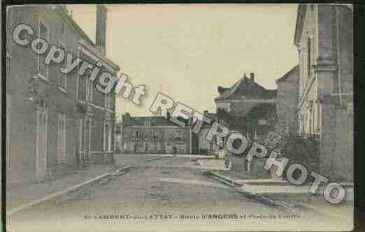 Ville de SAINTLAMBERTDULATTAY Carte postale ancienne