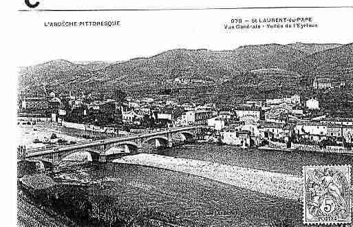 Ville de SAINTLAURENTDUPAPE Carte postale ancienne