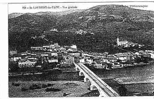 Ville de SAINTLAURENTDUPAPE Carte postale ancienne