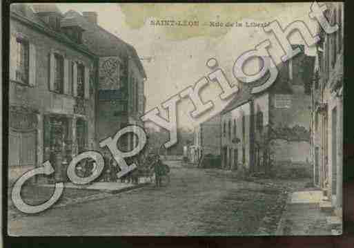 Ville de SAINTLEON Carte postale ancienne