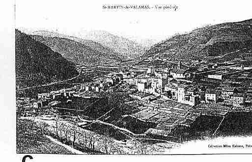 Ville de SAINTMARTINDEVALAMAS Carte postale ancienne